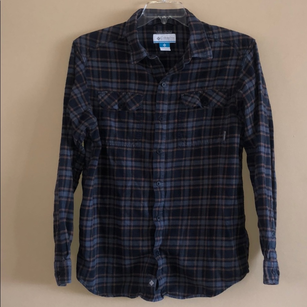 Columbia Plaid Long Sleeved Button Down